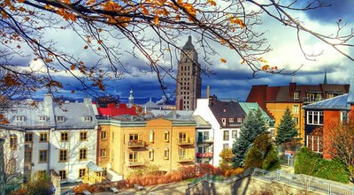 Die Unterstadt in Quebec City
